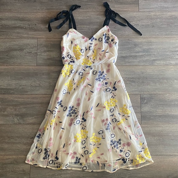 Donna Morgan | Dresses | Donna Morgan Floral Embroidered Overlay Dress | Poshmark Donna Morgan | Dresses | Donna Morgan Floral Embroidered Overlay Dress | Poshmark